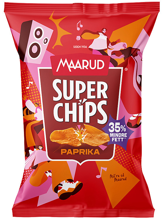 Superchips paprika  130g