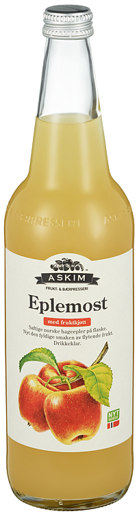 Eplemost med fruktkjøtt  70cl