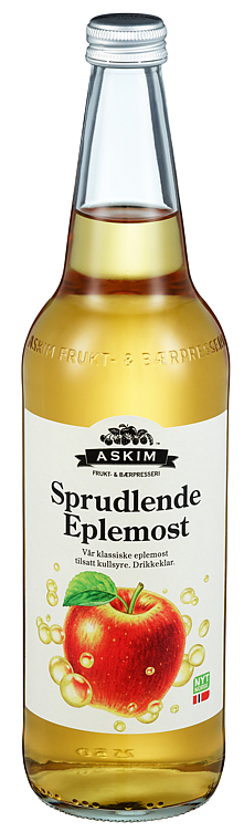 Sprudlende eplemost 0.7l afb