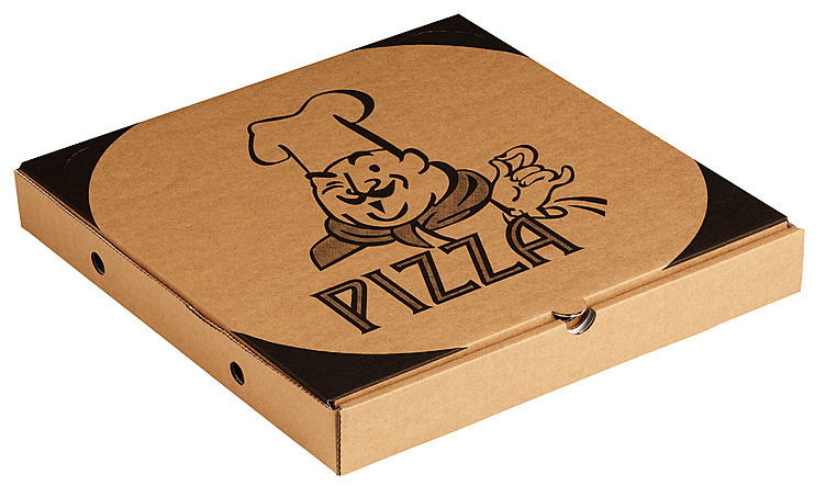 Pizzaeske 32x32 brun  50stk