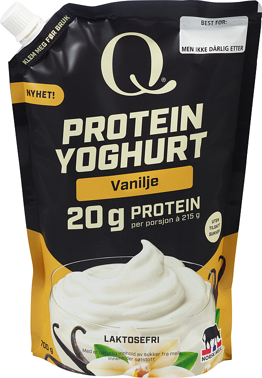 Q protein yoghurt vanilla  700g