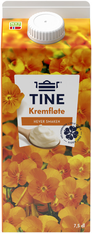 Tine double cream 38% 0.75l
