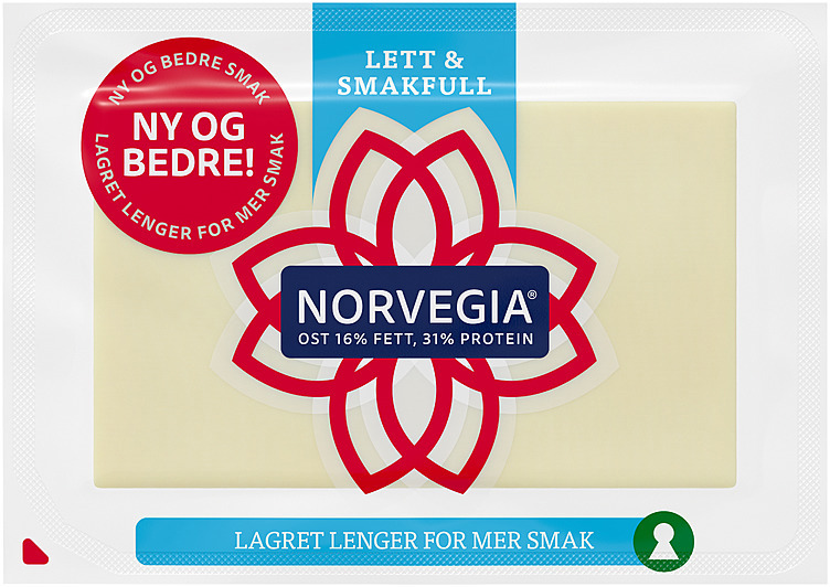 Norvegia lett 16% ca1kg   kg