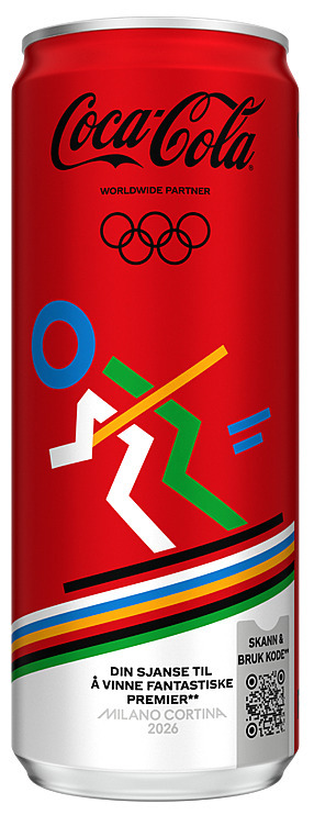 Coca-cola uten sukker sleek boks    24x33cl