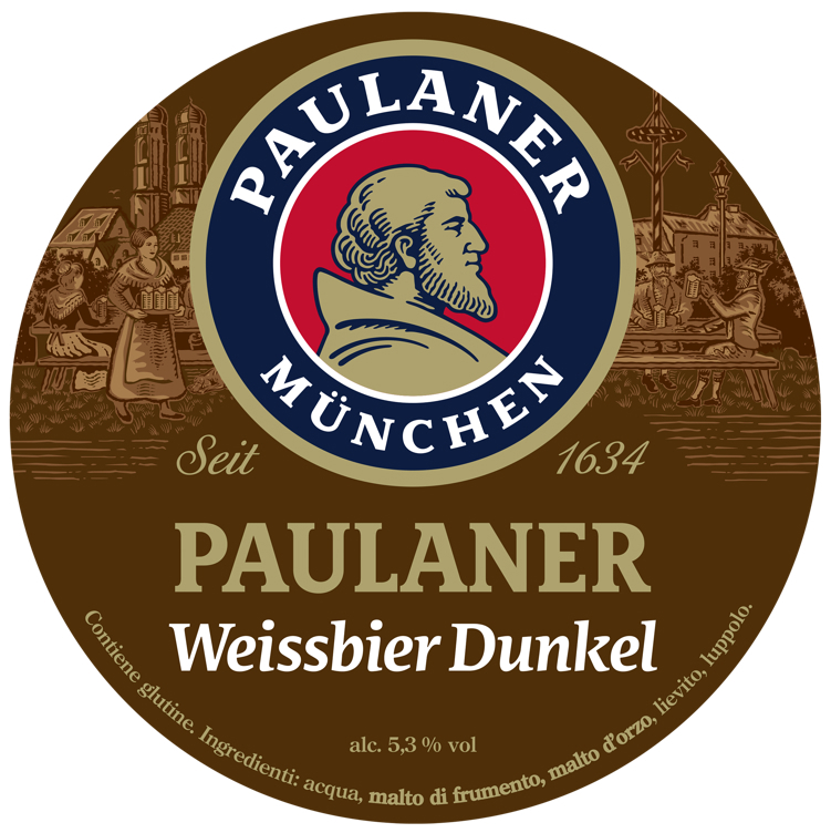 Paulaner weissbier dunkel keg   5,3%   30l