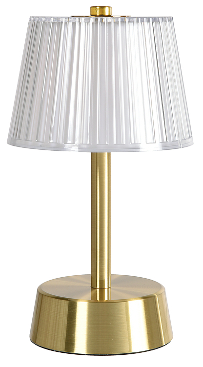 Led lampe trådløs jay brass  12x22cm  stk