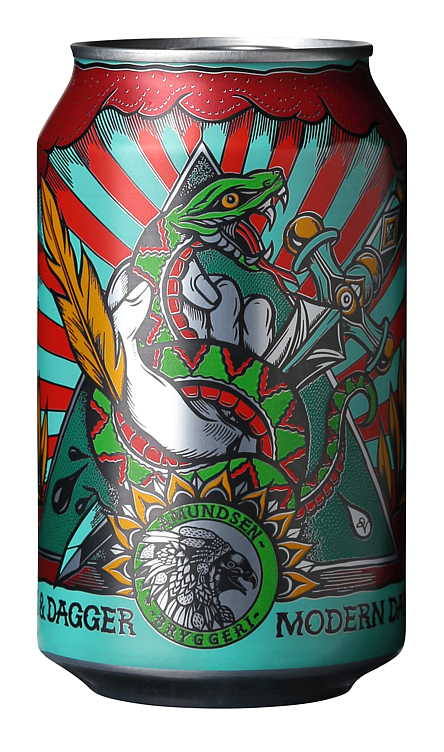 Amundsen ink & dagger ipa  bx   6,5%   24x33cl