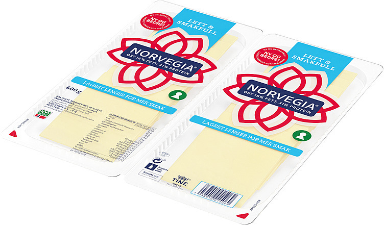 Norvegia lett 16% hotellbrett   40x15g