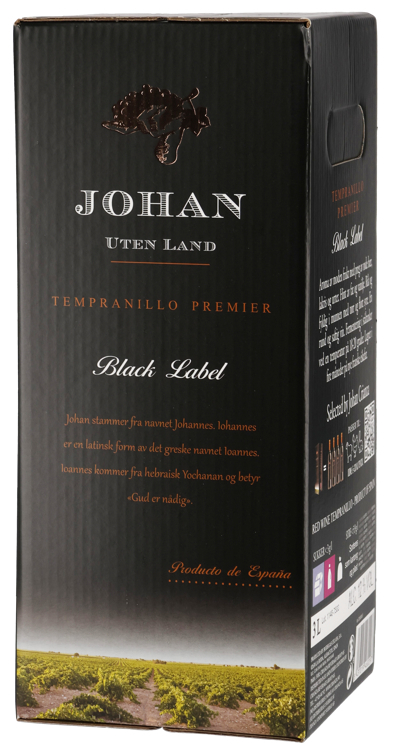 Johan uten land black lab tempr prem bib   11,5%   3l