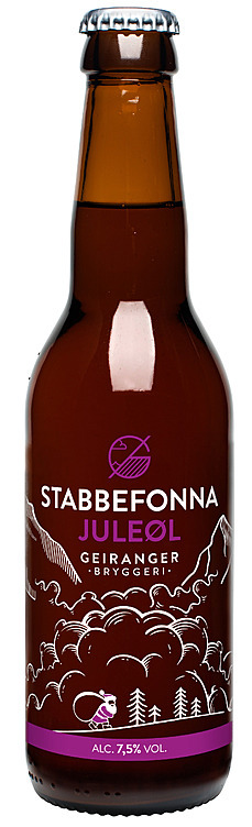 Geiranger bryggeri stabbefonna juleøl   7,5%   12x33cl