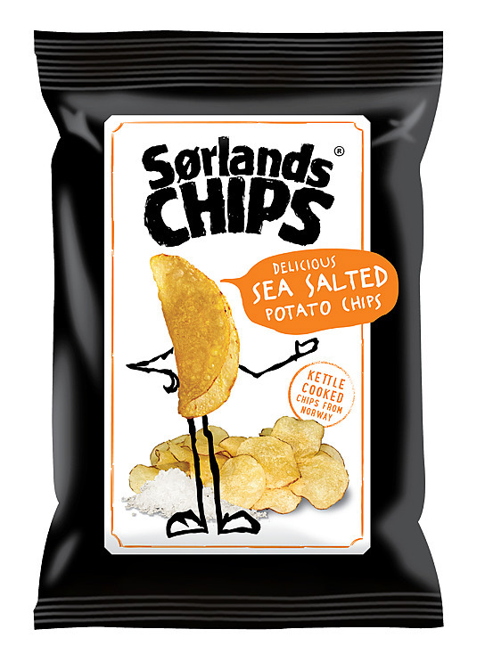 Sørlandschips havsalt  30g