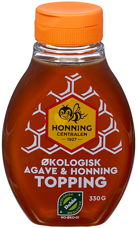 Topping økologisk med agave og honning  330g