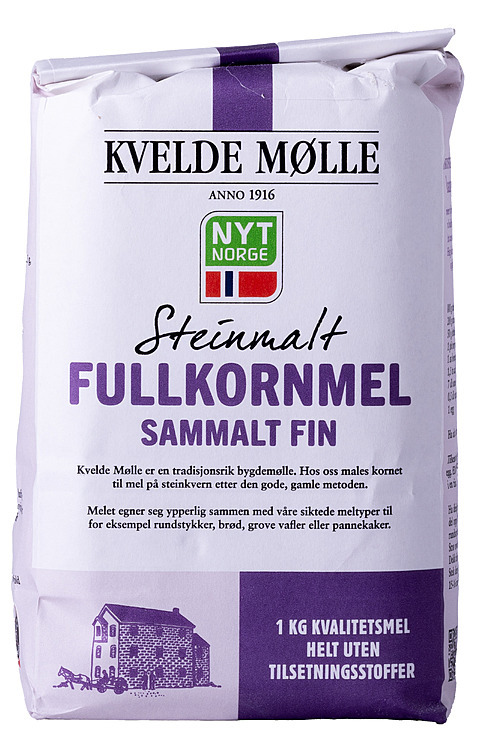 Hvetemel fullkorn steinmalt  1kg