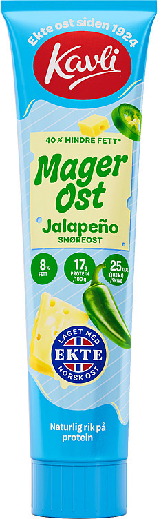 Kavli magerost jalapeno tube   175g