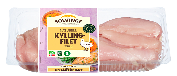 Kyllingfilet  750g