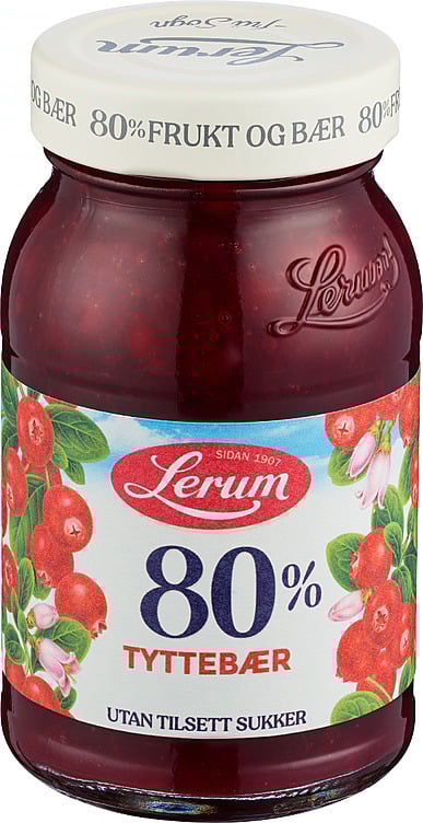 Cowberry jam w.o/added sugar   330g