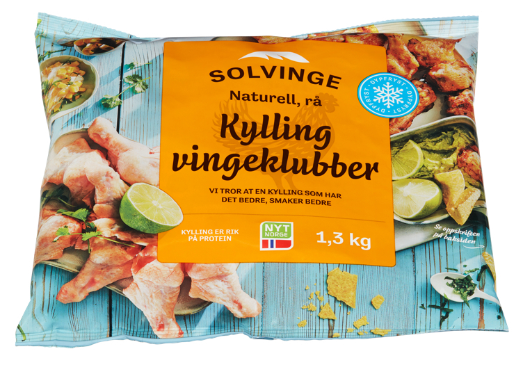Kylling vingeklubber  1,3kg