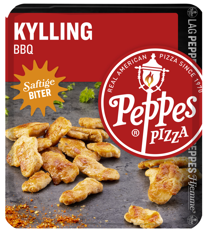Peppes kyllingstrimler bbq  100g