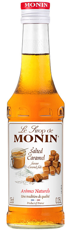 Monin salted caramel syrup   25cl