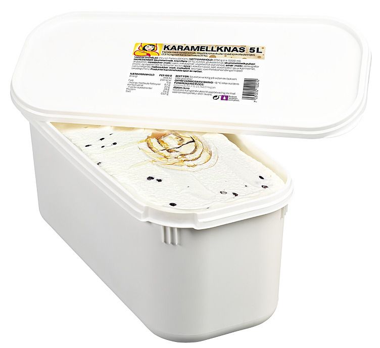 Karamellknas ice cream  5l
