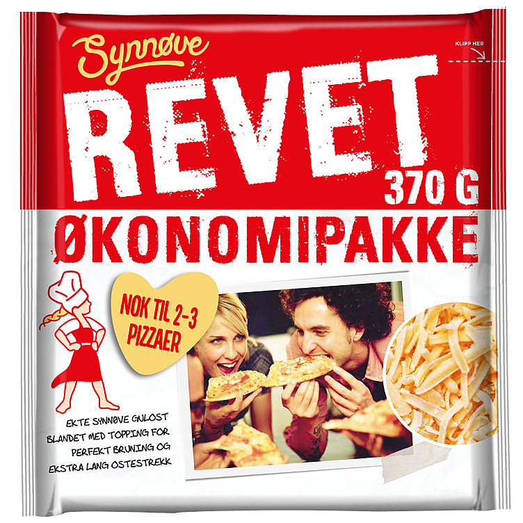 Synnøve revet økonomipakke  370g