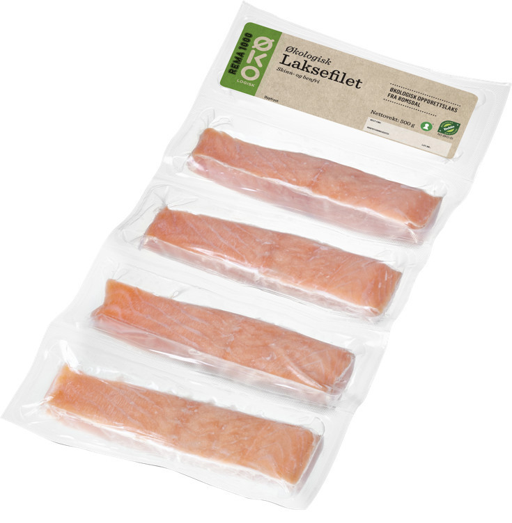 Laks i lenke økologisk frys rema   4x125g