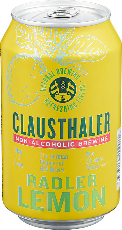 Clausthaler radler lemon bx 0%  24x0.33l