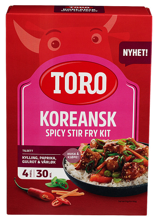 Koreansk stir fry kit  330g