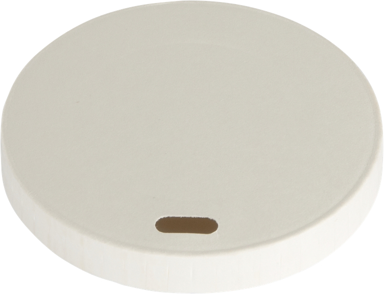 Cup lid gastro ø8cm white cardboard   50pcs