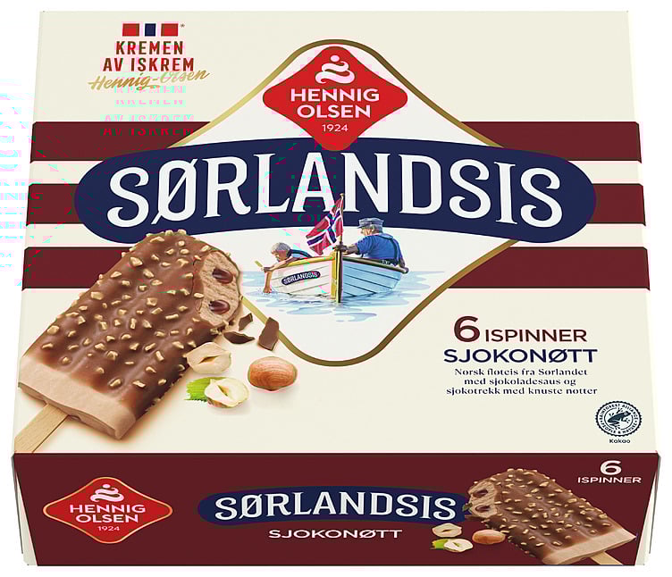 Sørlandsis choco nut  6pce