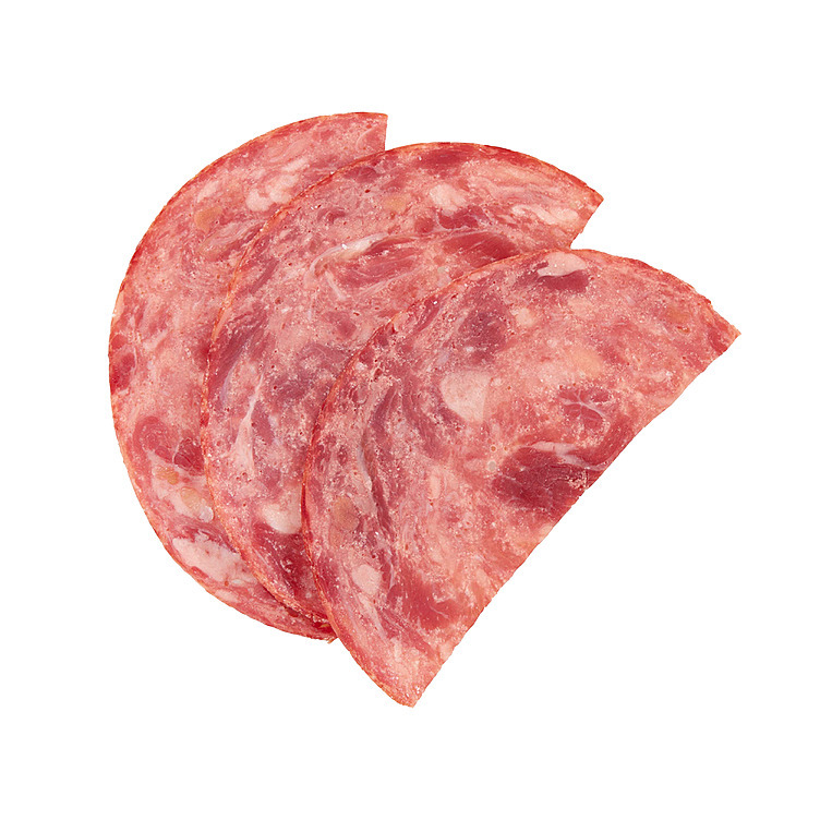 Storfe i skiver, røkt og delt i 2, halal  1,25kg