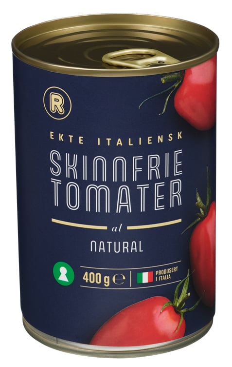 Tomater skinnfrie  400g