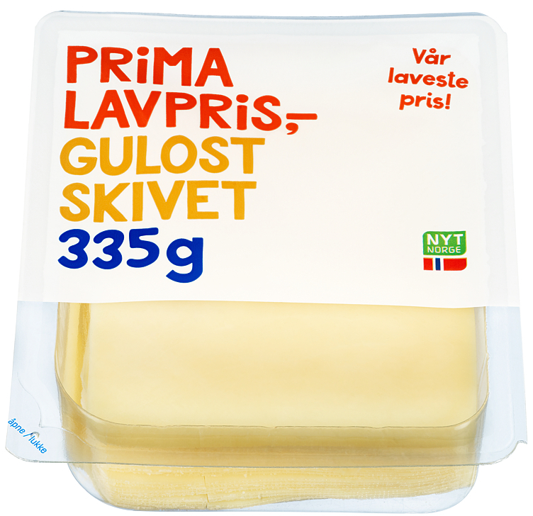 Gulost skivet  335g