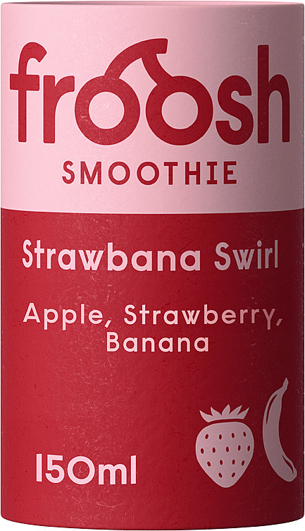Smoothie jordbær, banan, guava 6-pakk  150ml