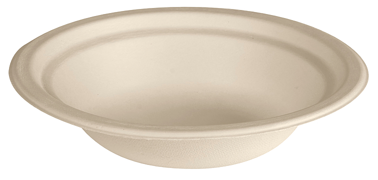 Tallerken dyp fiber brun 18cm  50stk