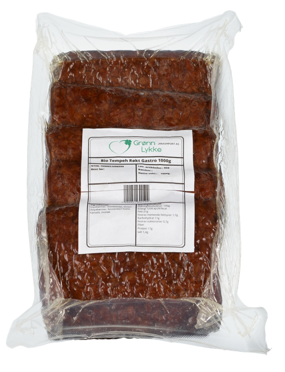 Bio tempeh røkt (gastro)   1kg