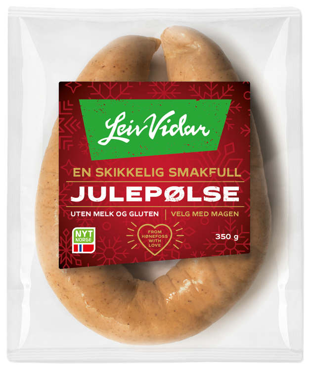 Julepølse uten melk og gluten 350g