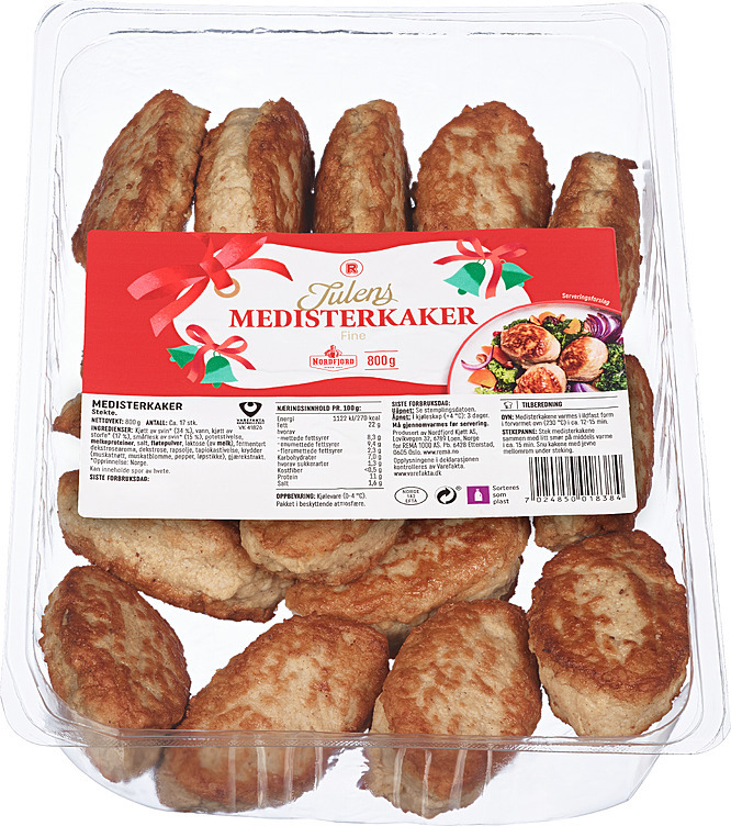 Medisterkaker fersk   800g