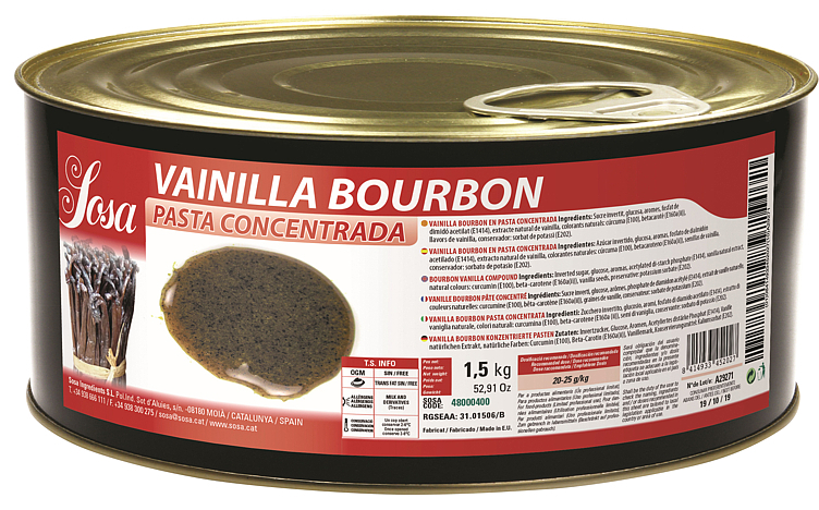 Vanilje bourbon paste  1,5kg