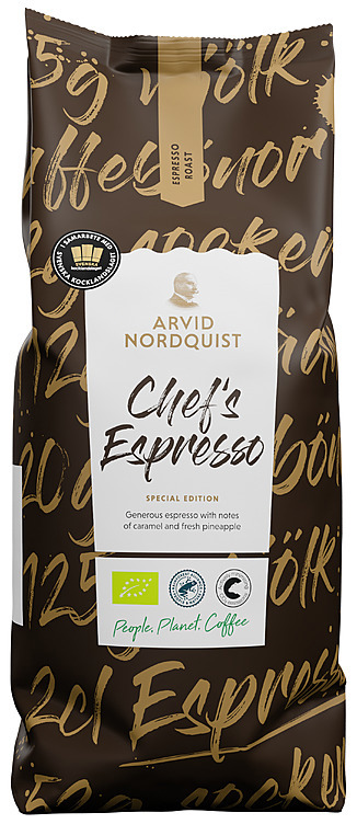Kaffe chefs blend espresso whole beans  1000g