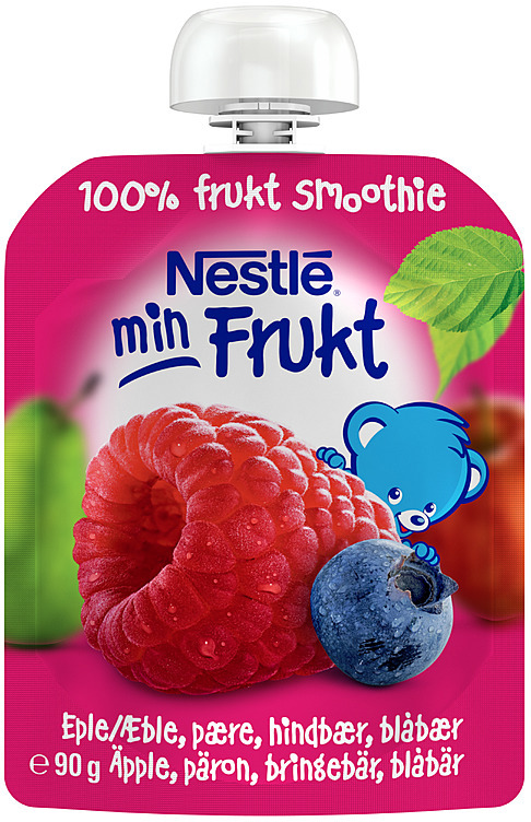 Min frukt eple br.bær smoothie  90g