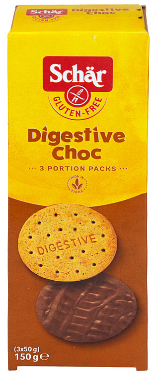 Digestive sjokolade glutenfri  150g