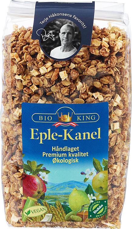 Crunchy eple-kanel økol. vegansk   375g