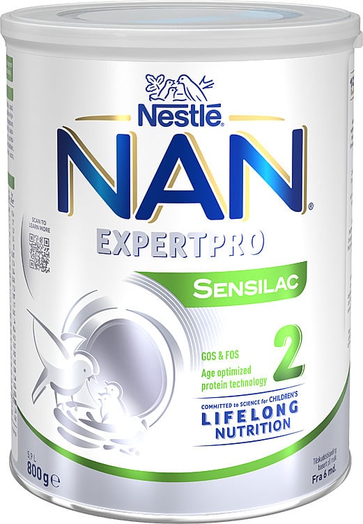 Nan sensilac 2 fra 6m  800g