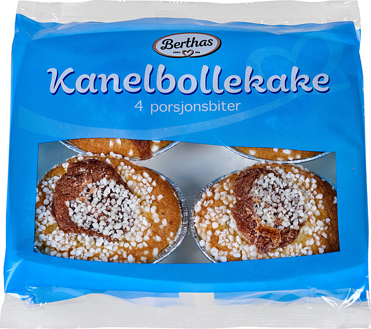 Kanelbollekake  4pk  200g