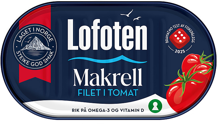 Makrell i tomat original 170g