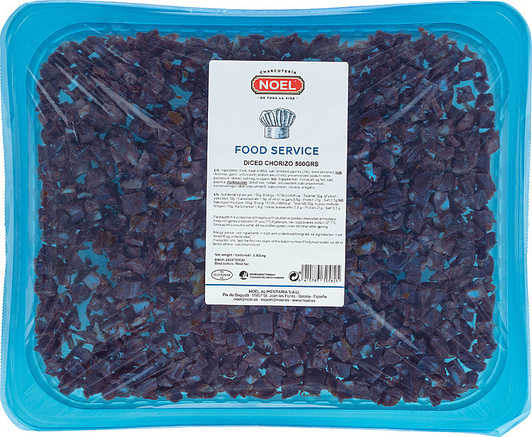 Chorizo terninger  500g