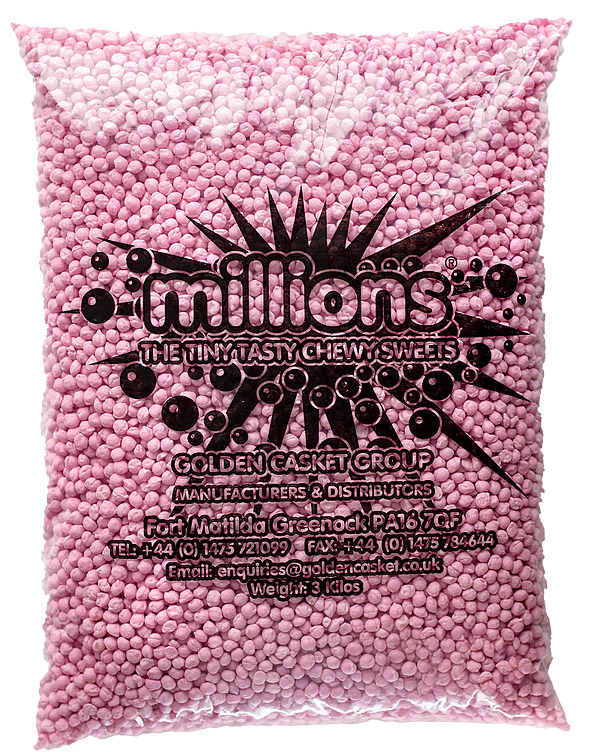 Millions bringebærdrops 3kg