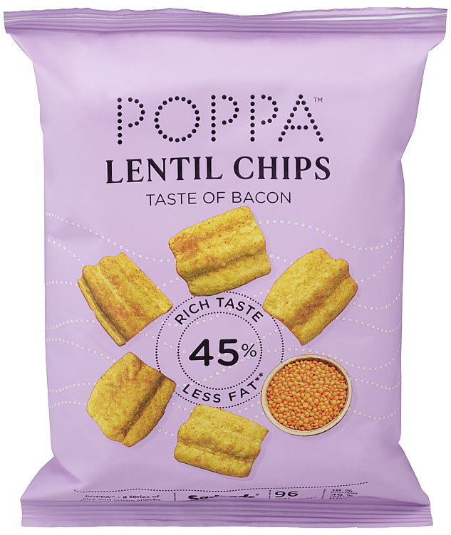 Poppa linsebacon  65g