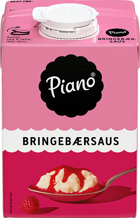 Piano bringebærsaus   0,5l
